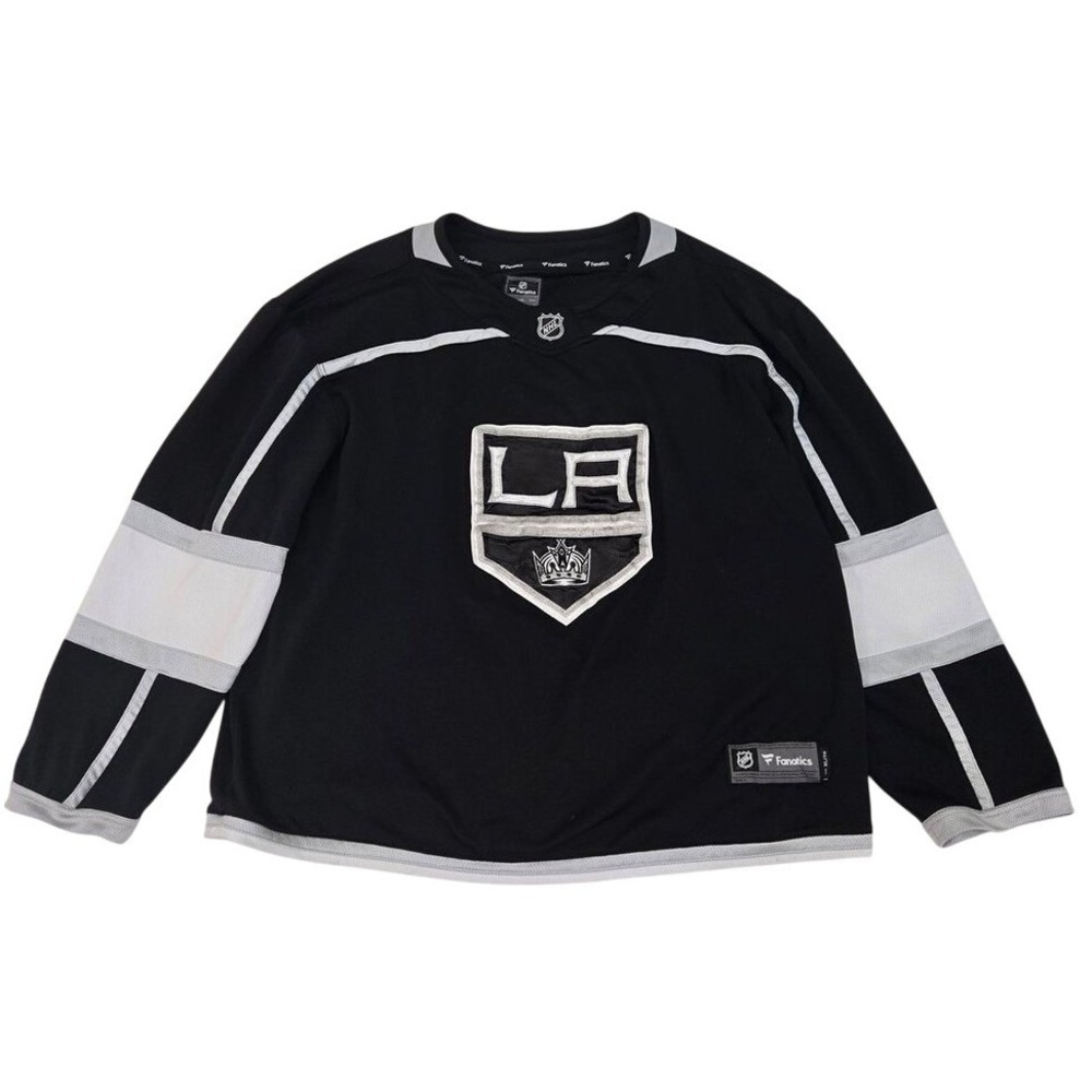 Fanatics Los Angeles Kings NHL Jersey Mens XL Black Home Breakaway‎ Sewn Crest